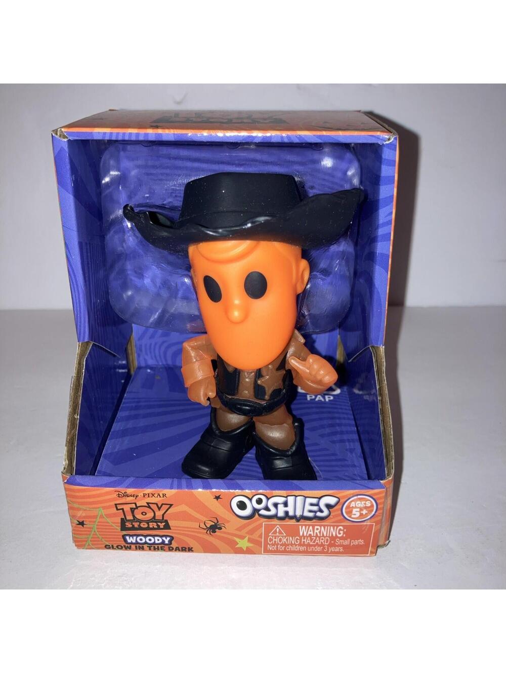 Disney Pixar Ooshies Woody Glow In The Dark Figure NEW